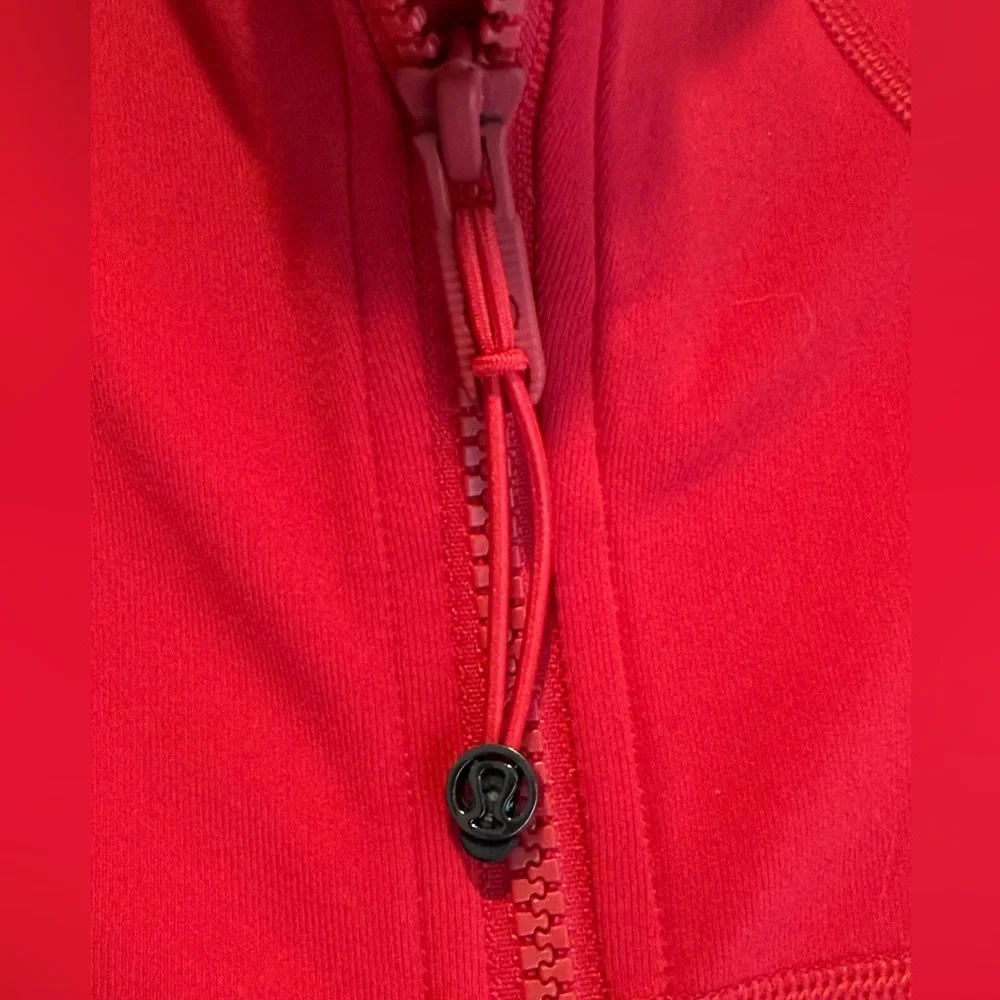 LULULEMON DEFINE JACKET DARK RED sz 14 EUC - Picture 5 of 8